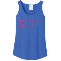 Distressed Look Surfing Gift For Surfers Cute Gift Ladies Essential Tank