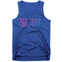 Distressed Look Surfing Gift For Surfers Cute Gift Tank Top