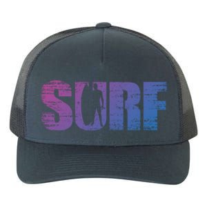 Distressed Look Surfing Gift For Surfers Cute Gift Yupoong Adult 5-Panel Trucker Hat