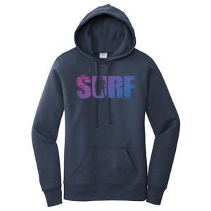 Distressed Look Surfing Gift For Surfers Cute Gift Women's Pullover Hoodie