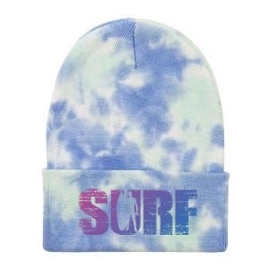 Distressed Look Surfing Gift For Surfers Cute Gift Tie Dye 12in Knit Beanie