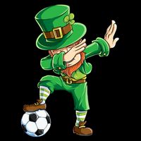 Dabbing Leprechaun St Patricks Day Soccer Sports Gift Mug