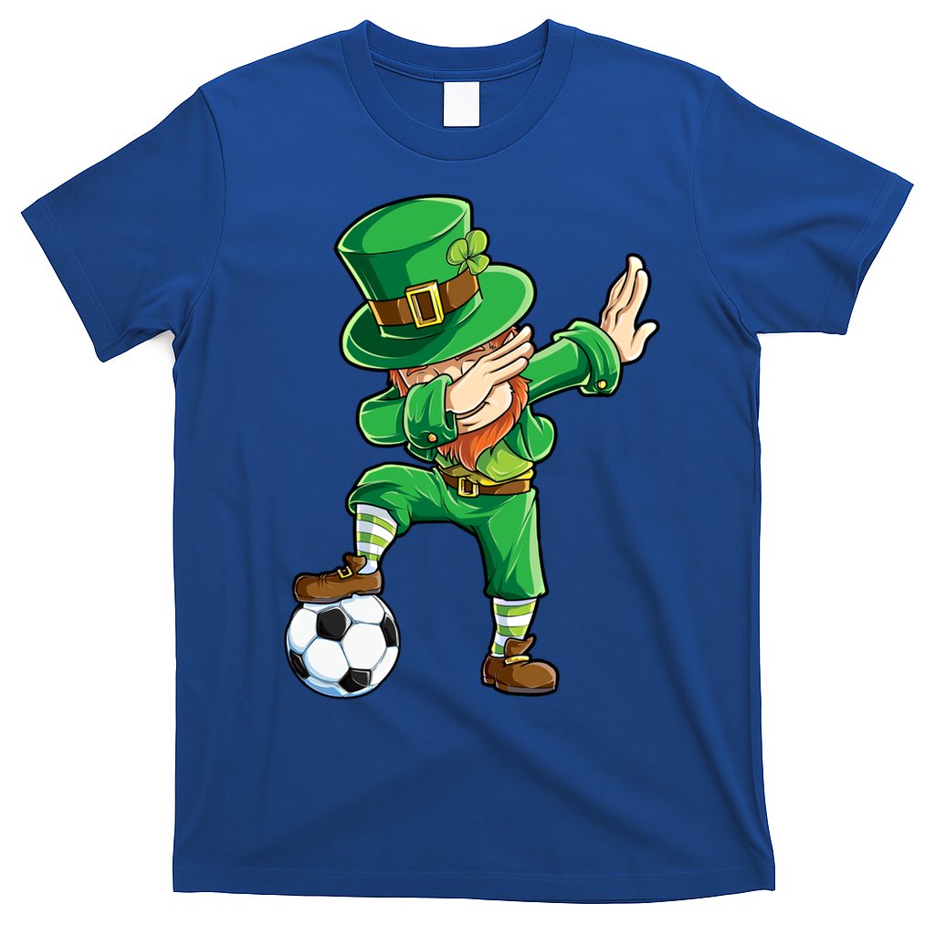 Dabbing Leprechaun St Patricks Day Soccer Sports Gift T-Shirt