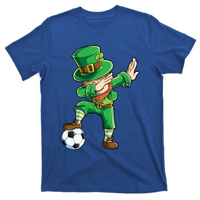 Dabbing Leprechaun St Patricks Day Soccer Sports Gift T-Shirt