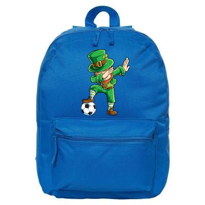 Dabbing Leprechaun St Patricks Day Soccer Sports Gift 16 in Basic Backpack