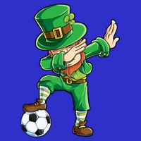 Dabbing Leprechaun St Patricks Day Soccer Sports Gift Baby Bodysuit