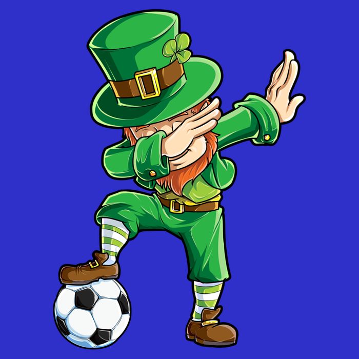 Dabbing Leprechaun St Patricks Day Soccer Sports Gift Baby Bodysuit