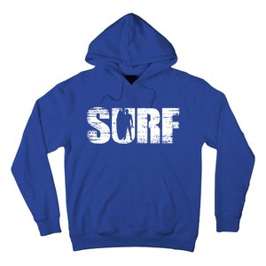 Distressed Look Surfing Gift For Surfers Cute Gift Hoodie