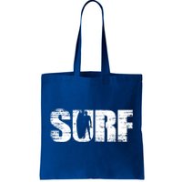 Distressed Look Surfing Gift For Surfers Cute Gift Tote Bag