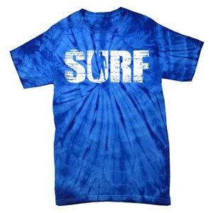 Distressed Look Surfing Gift For Surfers Cute Gift Tie-Dye T-Shirt