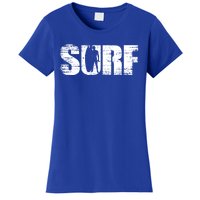 Distressed Look Surfing Gift For Surfers Cute Gift Women's T-Shirt