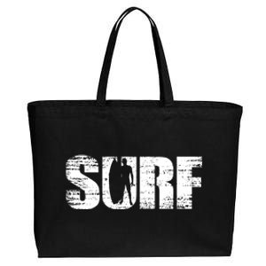 Distressed Look Surfing Gift For Surfers Cute Gift Cotton Canvas Jumbo Tote