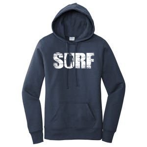 Distressed Look Surfing Gift For Surfers Cute Gift Women's Pullover Hoodie