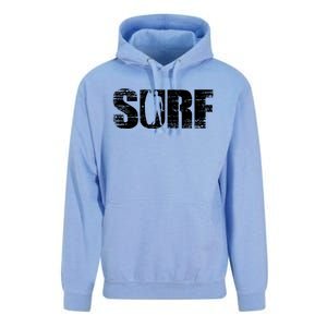 Distressed Look Surfing Gift For Surfers Cute Gift Unisex Surf Hoodie