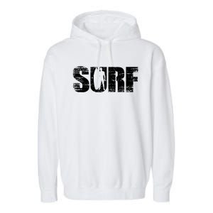 Distressed Look Surfing Gift For Surfers Cute Gift Garment-Dyed Fleece Hoodie