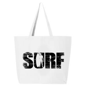 Distressed Look Surfing Gift For Surfers Cute Gift 25L Jumbo Tote