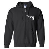 Dog Lover Skeleton Hand Boop Funny Halloween Labrador Full Zip Hoodie