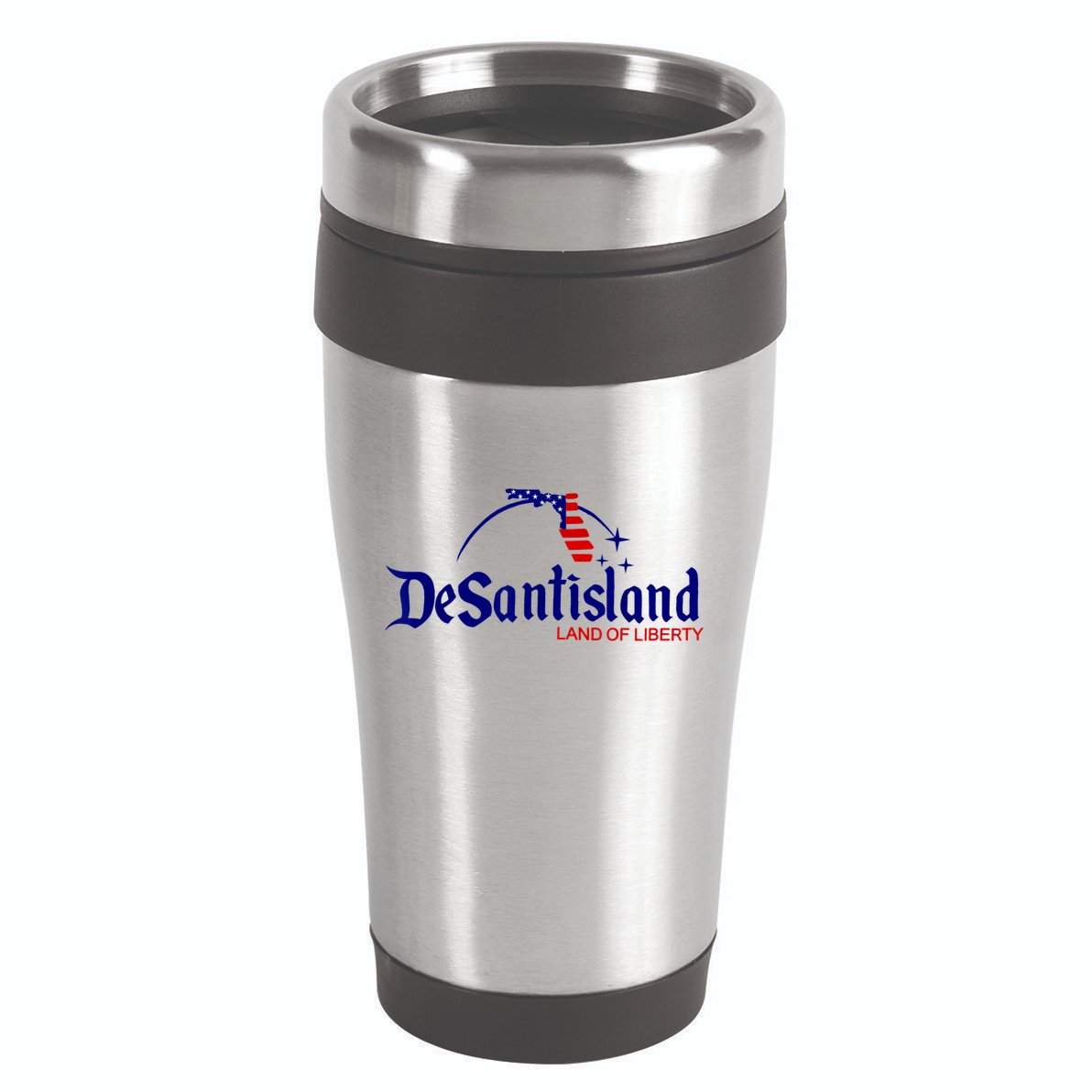 DeSantisLand Land State Of Liberty Florida Map Patriotic 16oz Travel Tumbler
