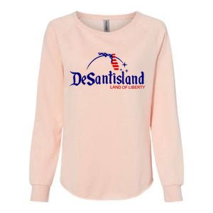 DeSantisLand Land State Of Liberty Florida Map Patriotic Womens California Wash Sweatshirt