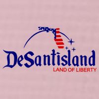 DeSantisLand Land State Of Liberty Florida Map Patriotic 25L Jumbo Tote