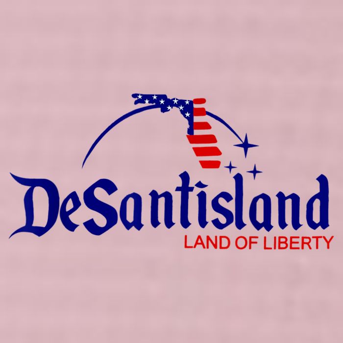 DeSantisLand Land State Of Liberty Florida Map Patriotic 25L Jumbo Tote