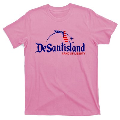 DeSantisLand Land State Of Liberty Florida Map Patriotic T-Shirt