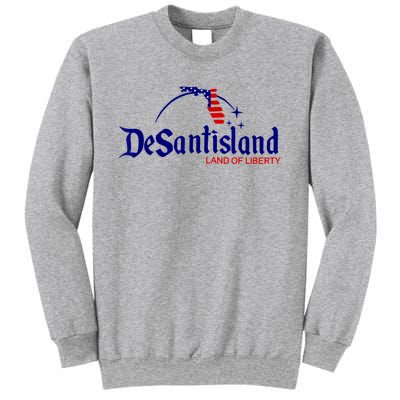 DeSantisLand Land State Of Liberty Florida Map Patriotic Sweatshirt