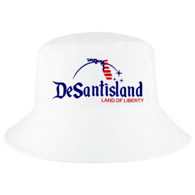 DeSantisLand Land State Of Liberty Florida Map Patriotic Cool Comfort Performance Bucket Hat