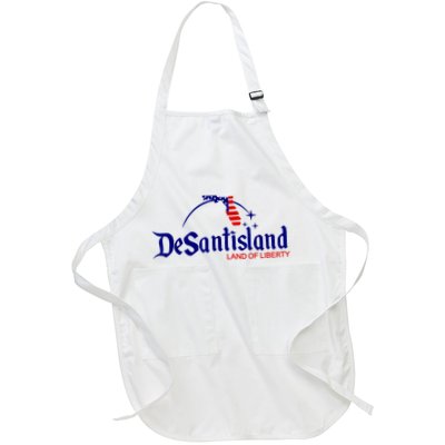 DeSantisLand Land State Of Liberty Florida Map Patriotic Apron