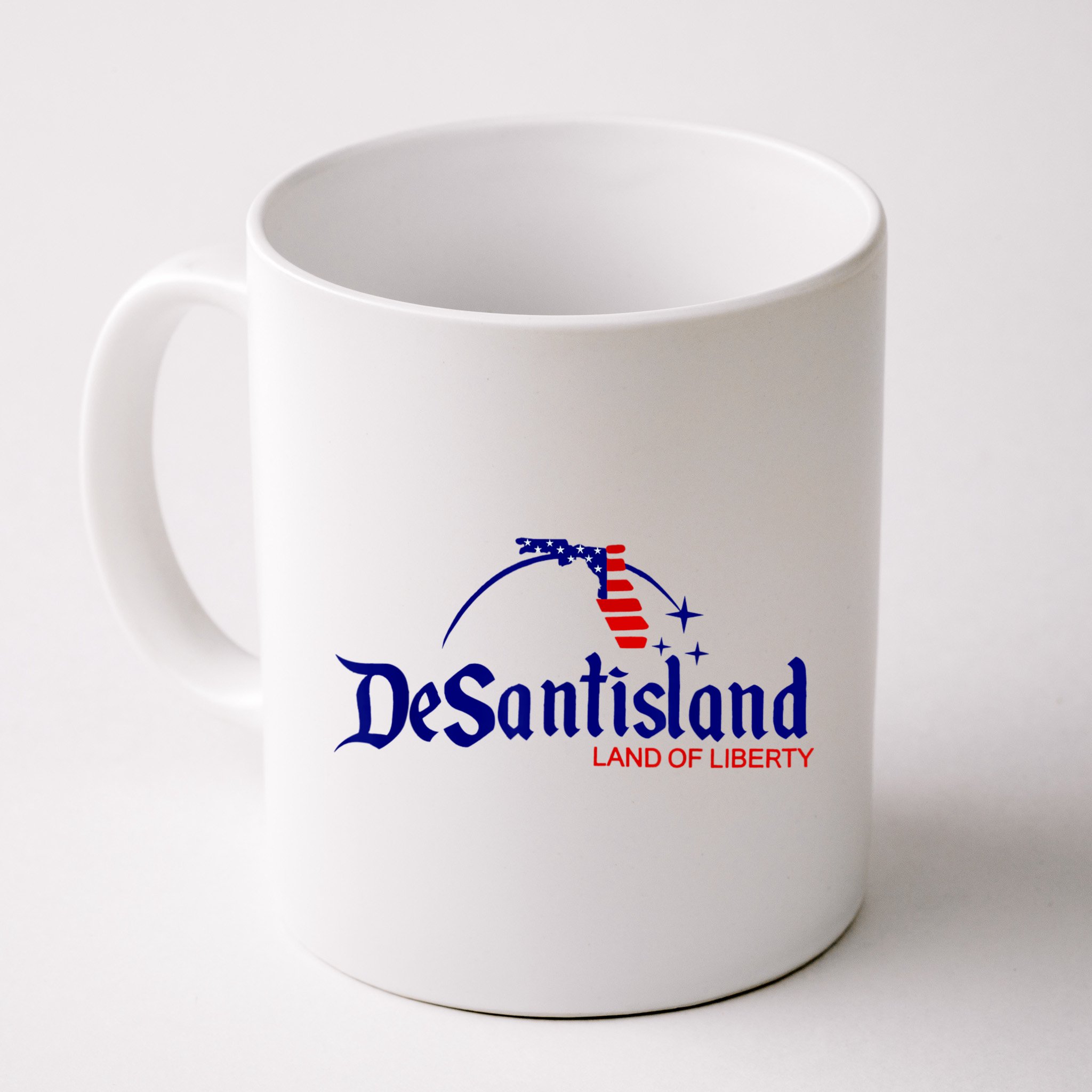 DeSantisLand Land State Of Liberty Florida Map Patriotic Mug
