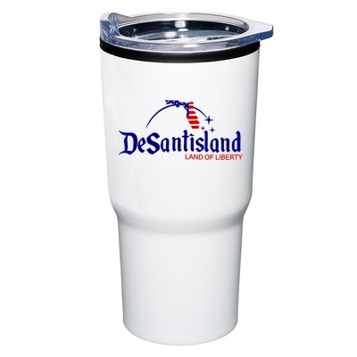 DeSantisLand Land State Of Liberty Florida Map Patriotic Tumbler
