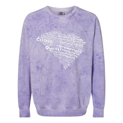 Drink Local South Carolina Breweries Colorblast Crewneck Sweatshirt