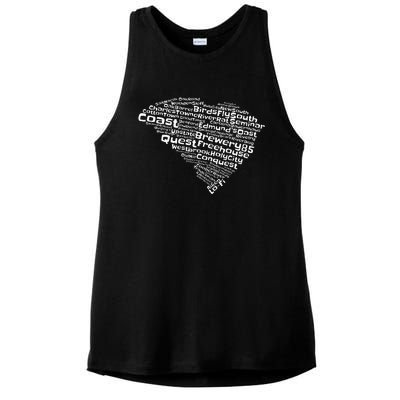 Drink Local South Carolina Breweries Ladies PosiCharge Tri-Blend Wicking Tank