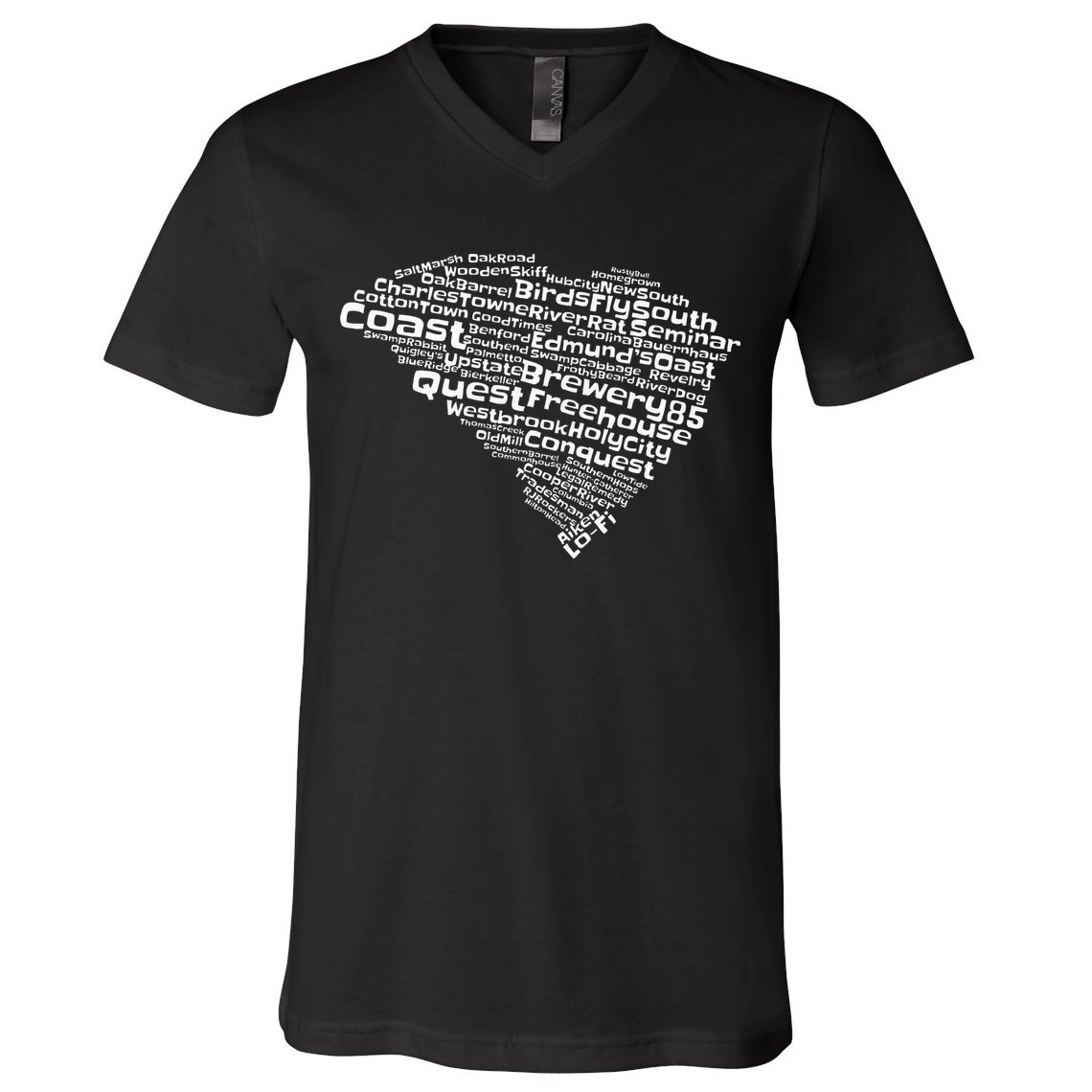Drink Local South Carolina Breweries V-Neck T-Shirt