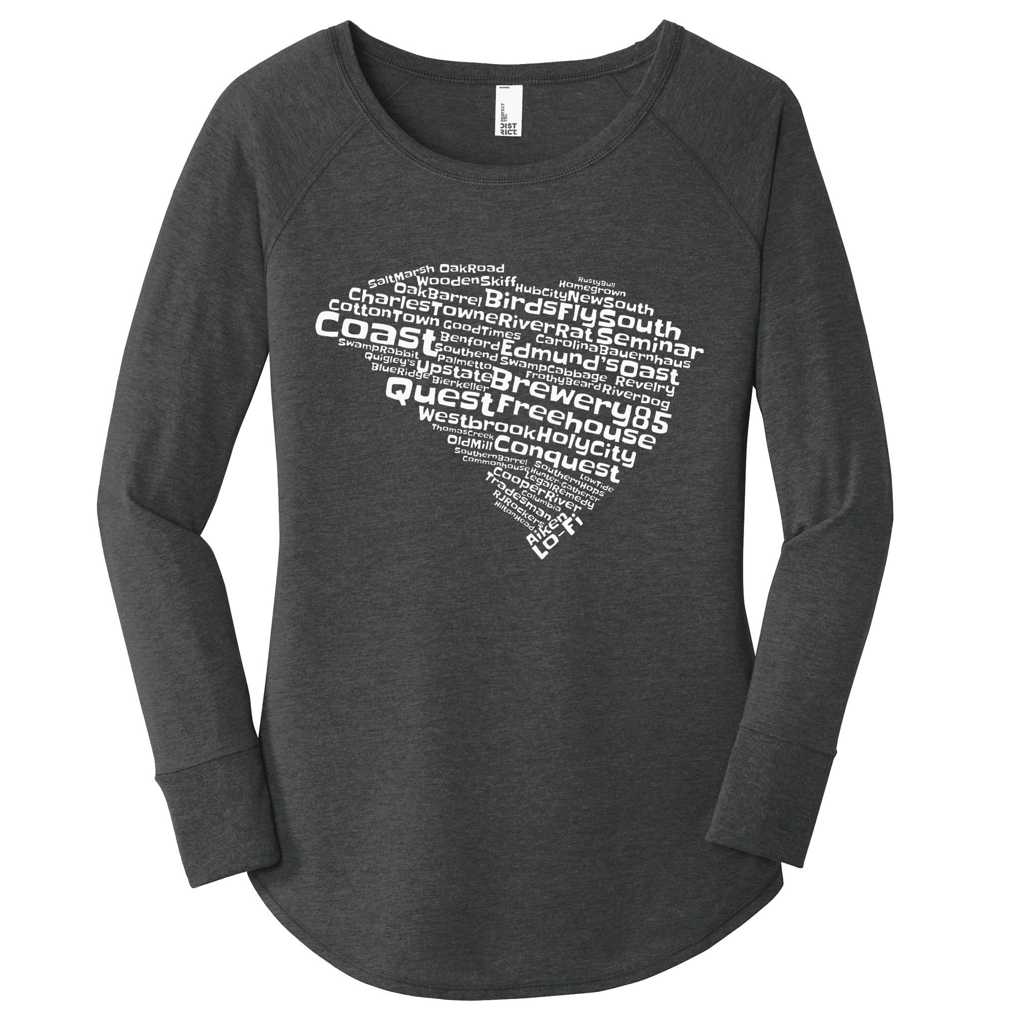 Drink Local South Carolina Breweries Women's Perfect Tri Tunic Long Sleeve Shirt