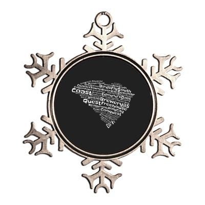 Drink Local South Carolina Breweries Metallic Star Ornament