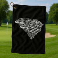 Drink Local South Carolina Breweries Golf Towel