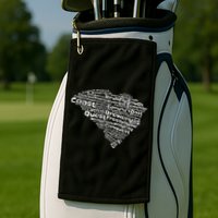 Drink Local South Carolina Breweries Golf Towel