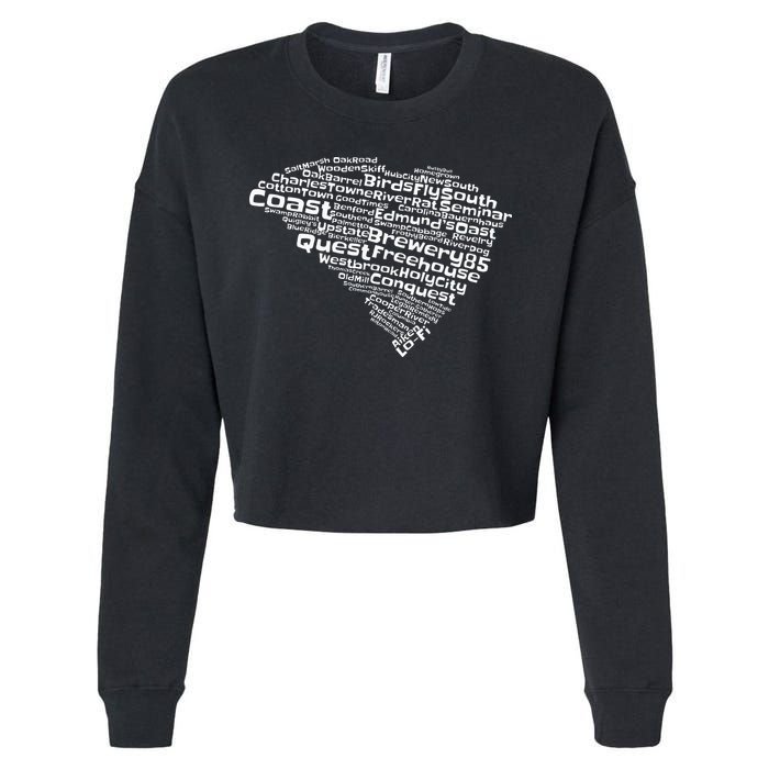 Drink Local South Carolina Breweries Cropped Pullover Crew