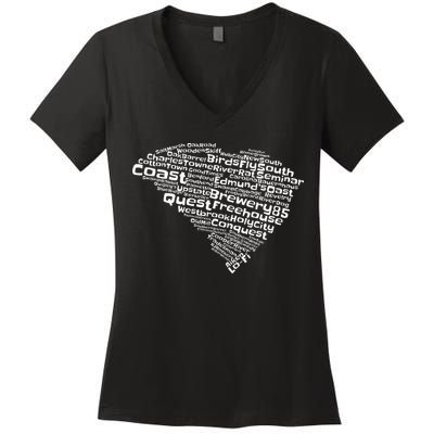 Drink Local South Carolina Breweries Women's V-Neck T-Shirt