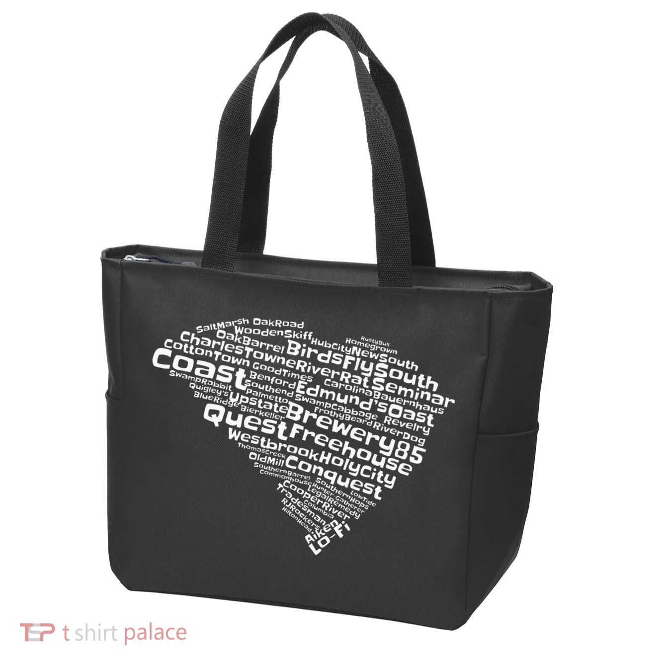 Drink Local South Carolina Breweries Zip Tote Bag