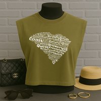Drink Local South Carolina Breweries Garment-Dyed Women's Muscle Tee