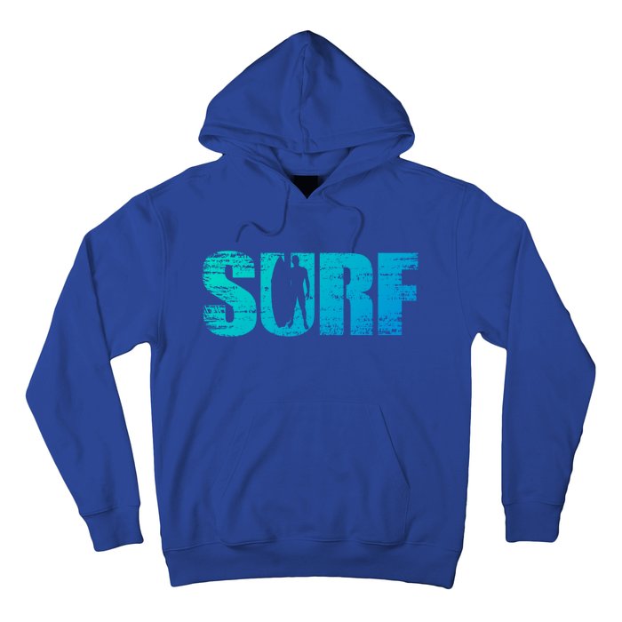 Distressed Look Surfing Gift For Surfers Cute Gift Hoodie