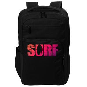 Distressed Look Surfing Gift For Surfers Cute Gift Impact Tech Backpack