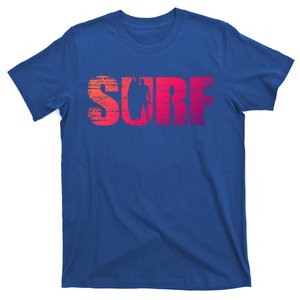 Distressed Look Surfing Gift For Surfers Cute Gift T-Shirt