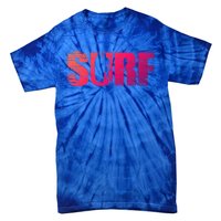 Distressed Look Surfing Gift For Surfers Cute Gift Tie-Dye T-Shirt