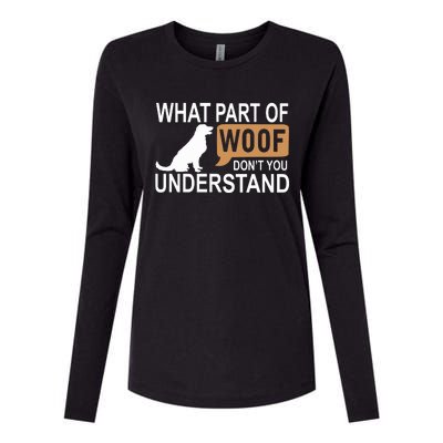 Dog Lover Statement Print Womens Cotton Relaxed Long Sleeve T-Shirt