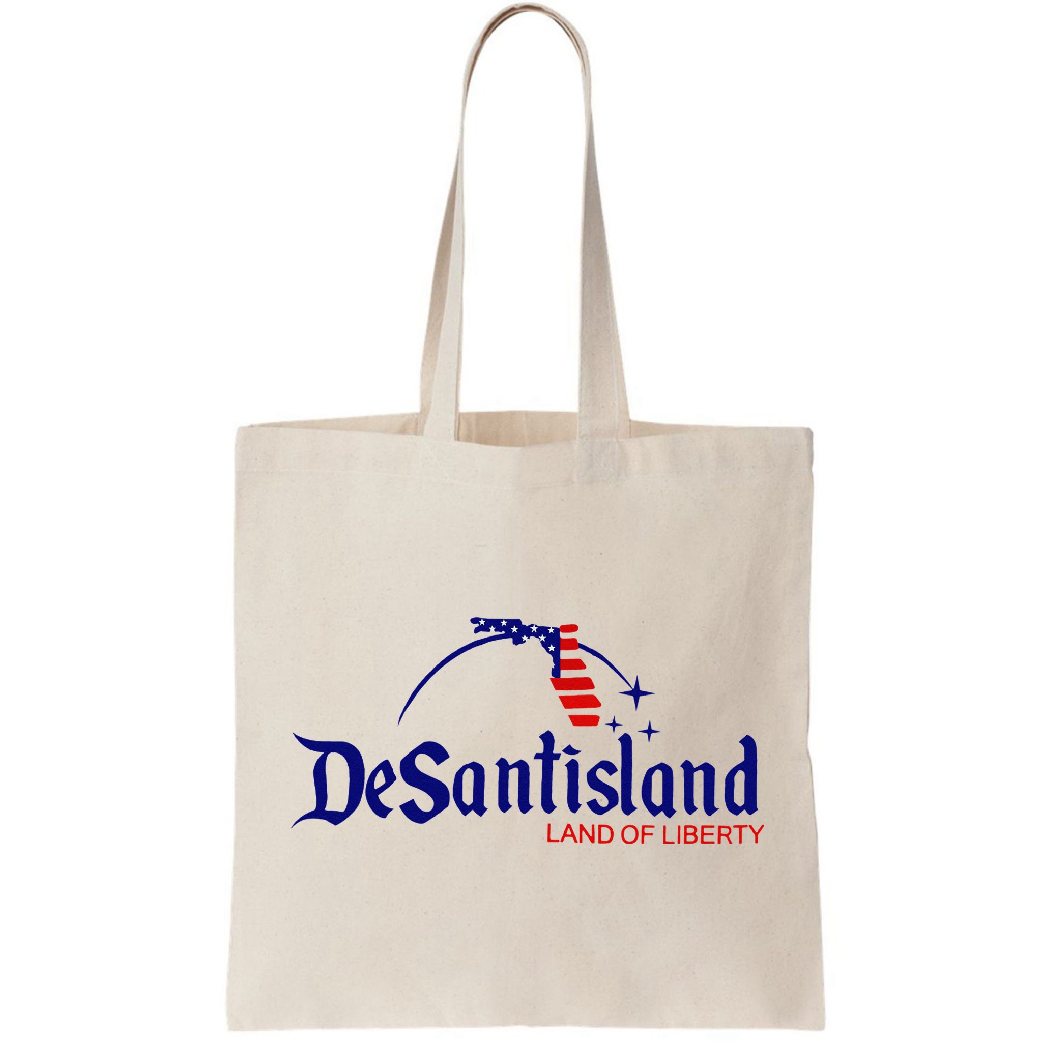 DeSantisLand Land State of Liberty Florida Map Patriotic Bag