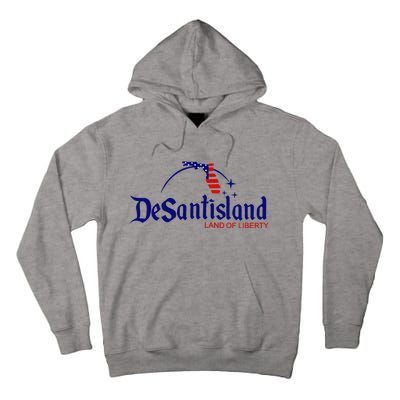 DeSantisLand Land State of Liberty Florida Map Patriotic Tall Hoodie