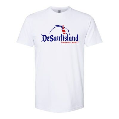 DeSantisLand Land State of Liberty Florida Map Patriotic Softstyle CVC T-Shirt